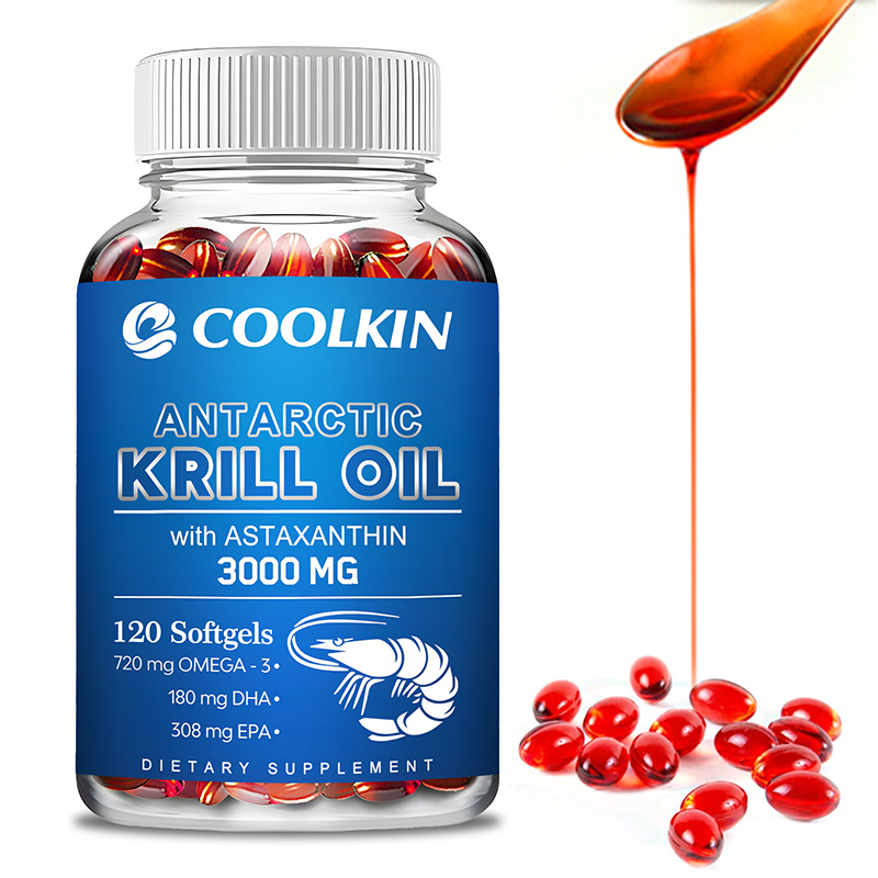 Omega 3 Fish Oil - Olejek Antarktyczny 3000mg - Omega-3 EPA,