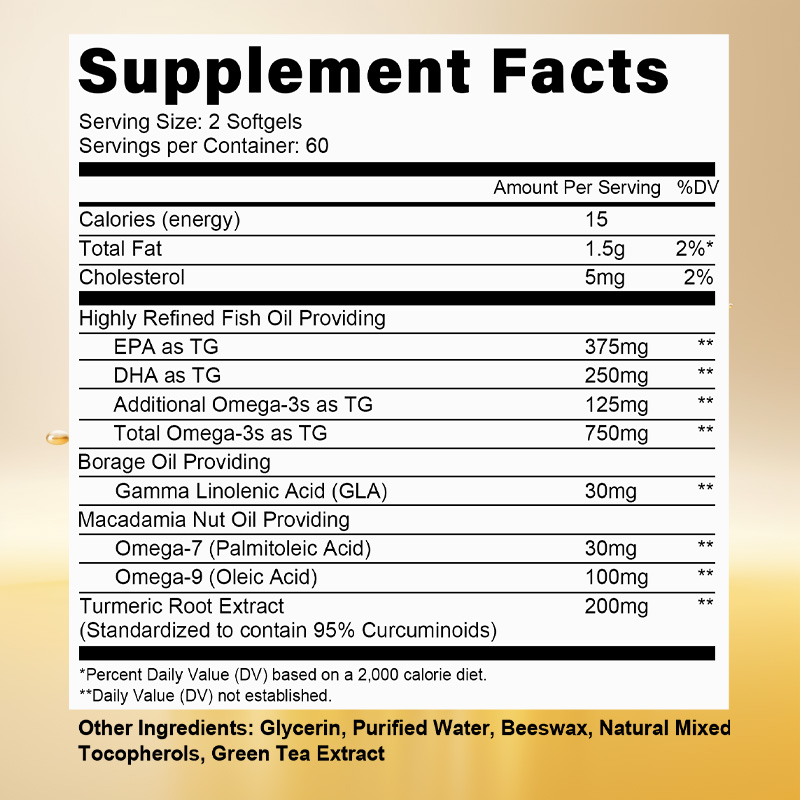 Omega 3 Fish Oil - Kapsułki z olejem rybnym Omega 3