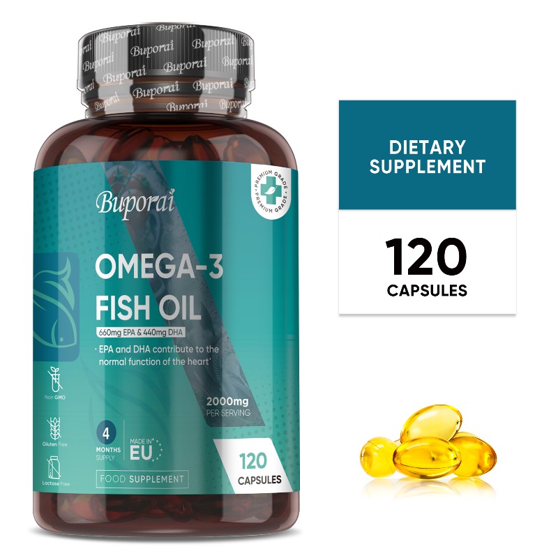 Omega 3 Fish Oil - Omega 3 Olej Rybny 2000mg -