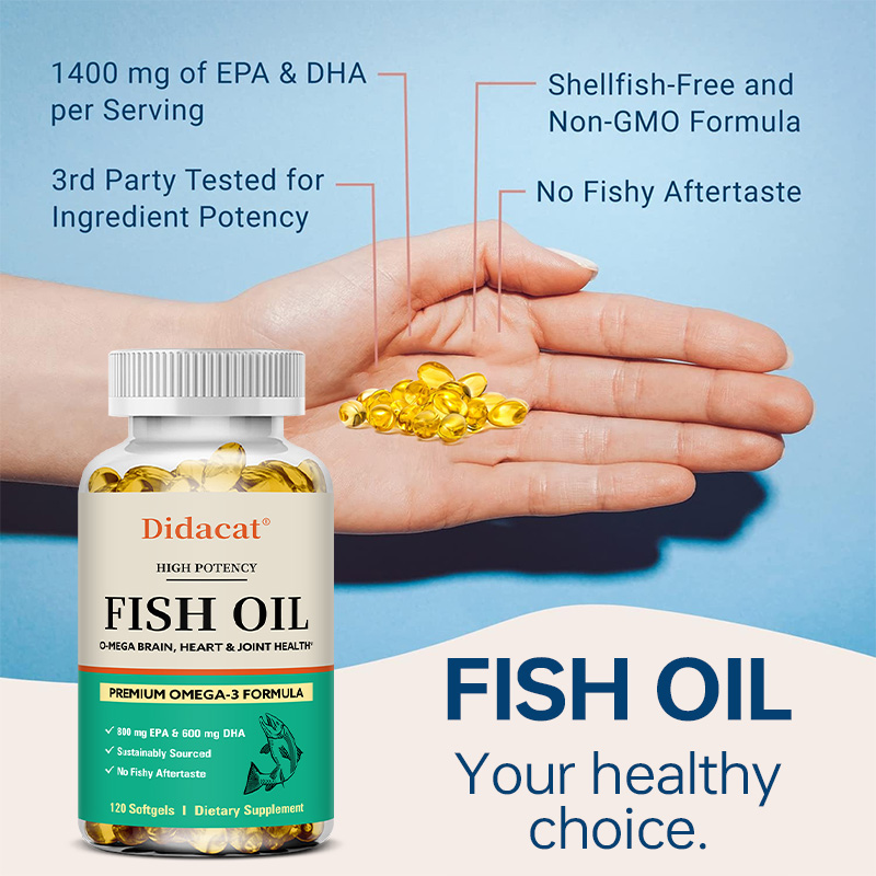 Omega 3 Fish Oil - Premium Omega 3 Fish Oil Softgels,