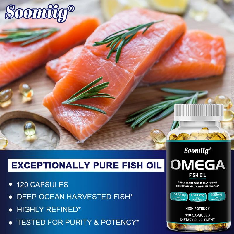 Omega 3 Fish Oil - Kapsułki z olejem rybnym Omega 3