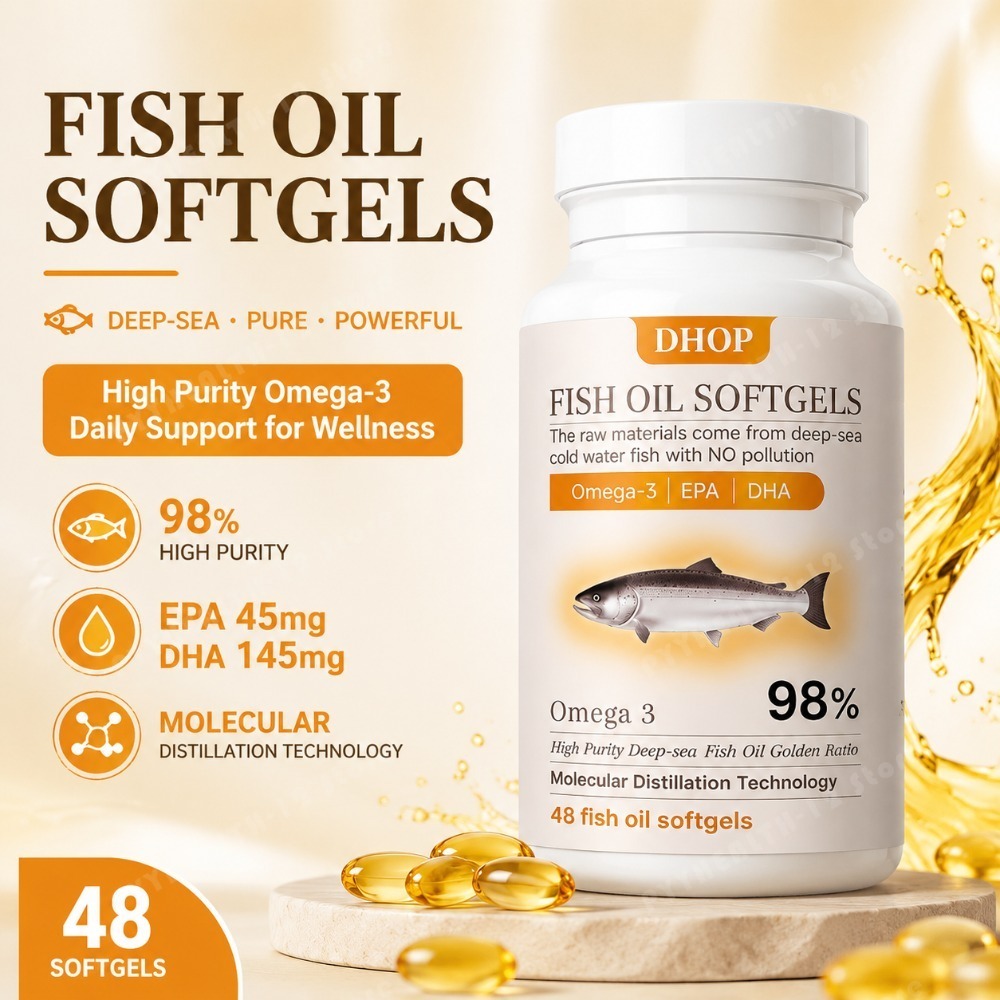 Omega 3 Fish Oil - Kapsułki oleju rybnego Omega 3 EPA
