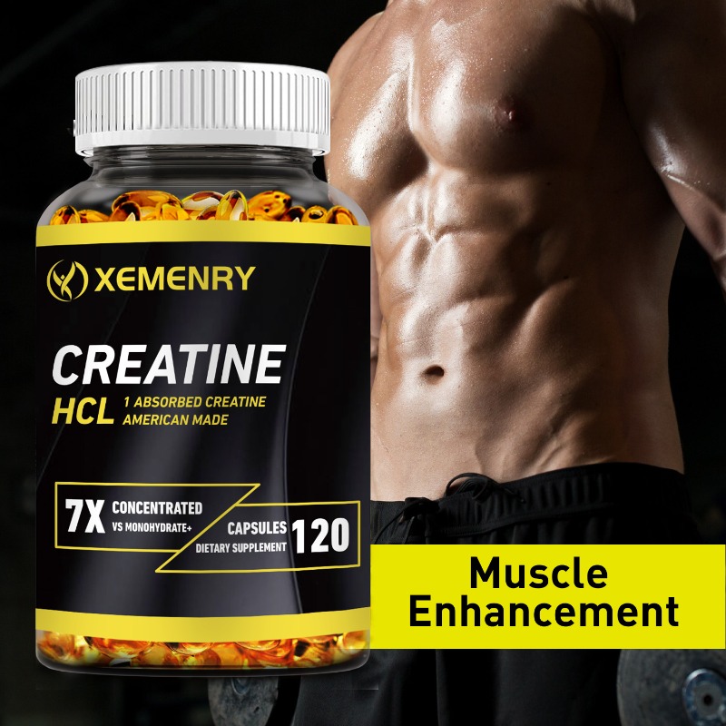 Creatine Hcl Capsule - Suplement Kreatyny HCL, wspomaga wzrost mięśni,