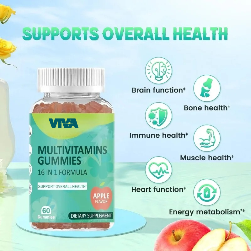 Multivitamin Gummy Adult - 16 w 1 Wielowitaminiowe Galaretki Niezbędne