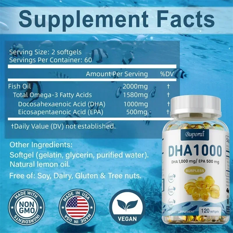 Suplementy DHA z olejem rybnym – Omega 3 Fish Oil recenzja i cena