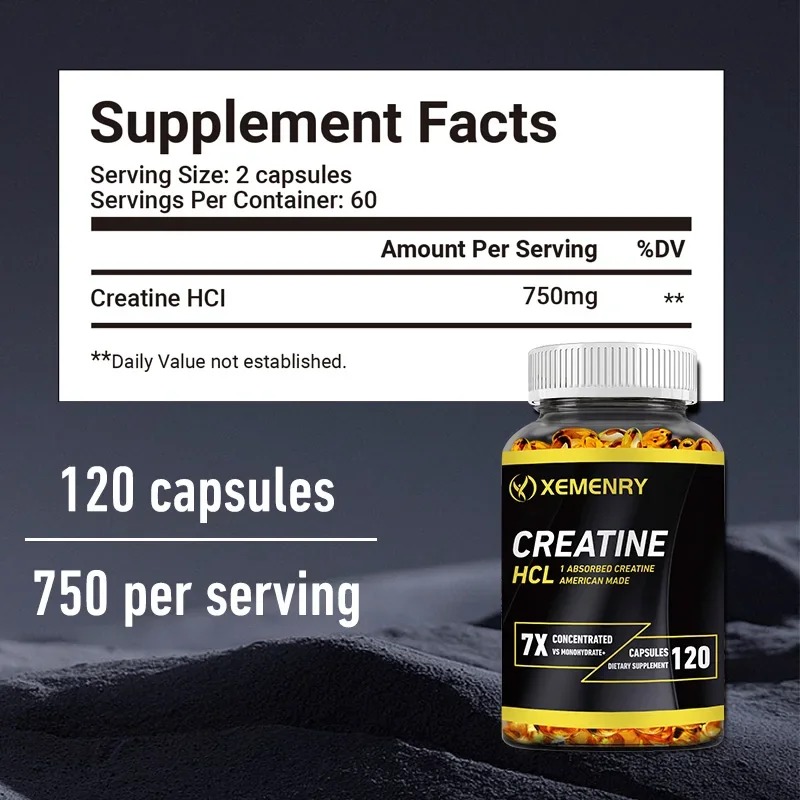 Kreatyna HCl - wsparcie energi – Creatine Hcl Capsule recenzja i cena