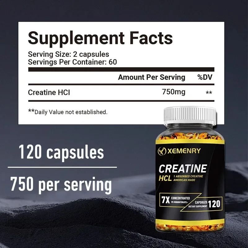 Kapsułki z kreatyną, suplement – Creatine Hcl Capsule recenzja i cena