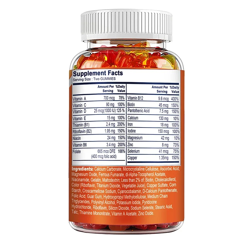 Witaminy dla kobiet w żelkach  – Multivitamin Gummy Adult recenzja i cena